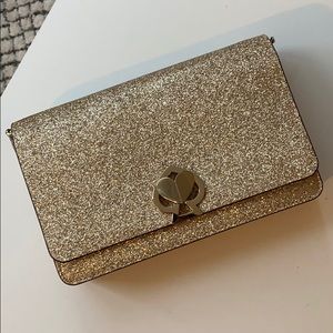 Brand New Kate Spade Gold Evening Bag